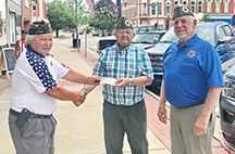 Bryan American Legion Post 284 donates $1,500 to Project Dignity